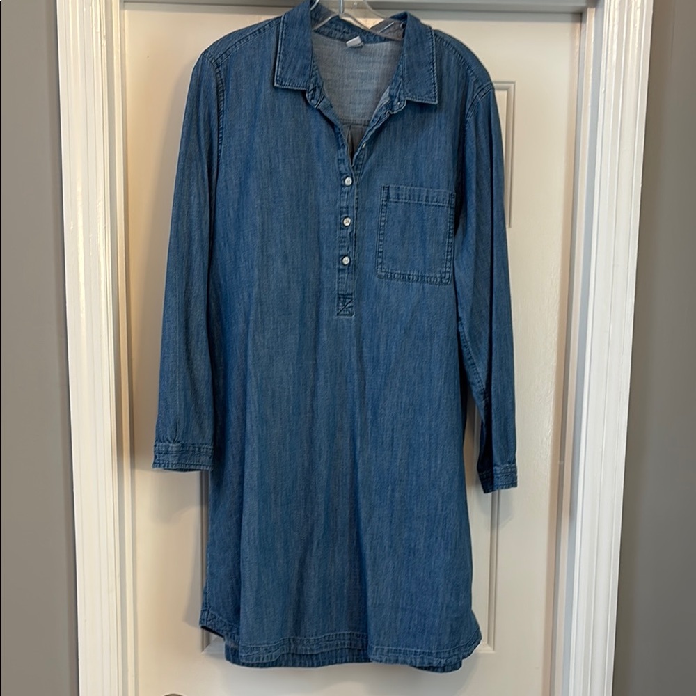 Old Navy Light Blue Denim Top